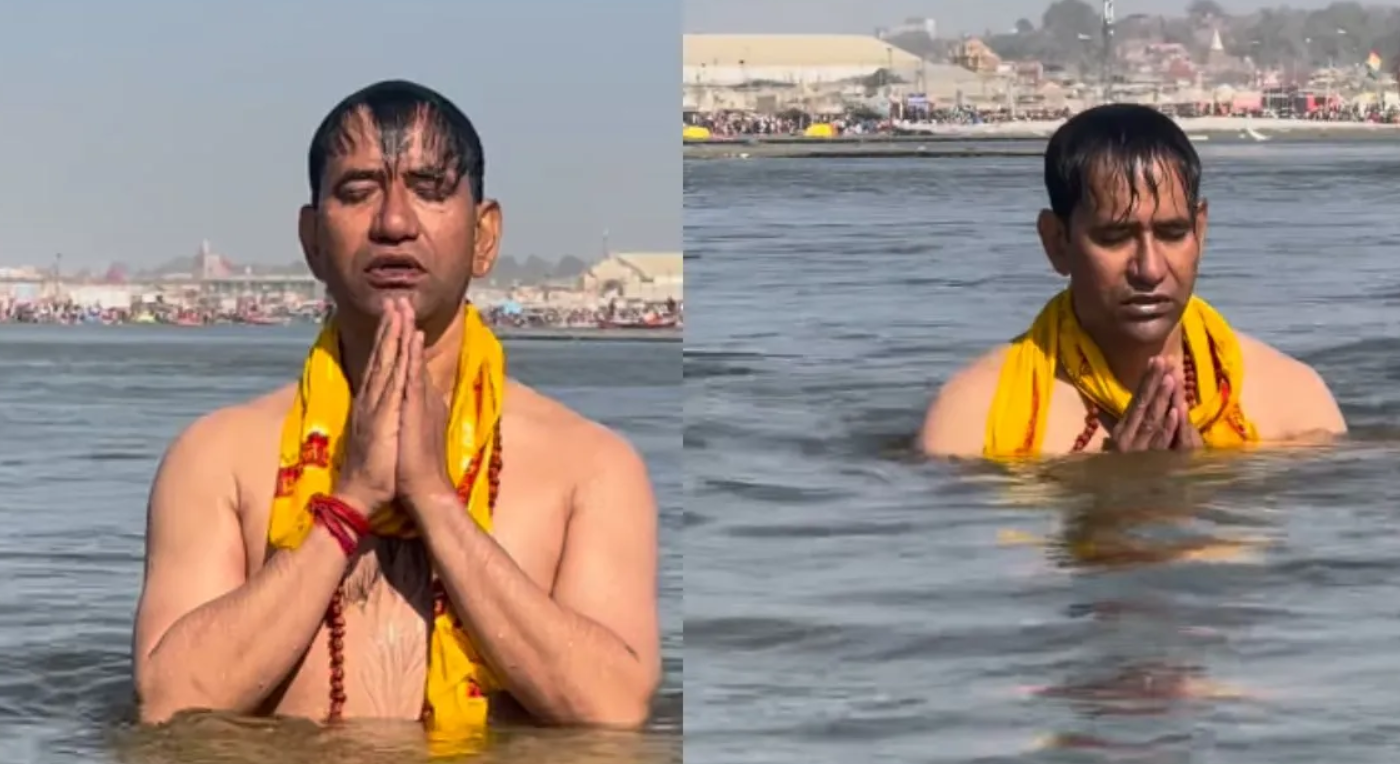 Mahakumbh 2025: भोजपुरी एक्टर ‘निरहुआ’ पहुंचे महाकुंभ, पवित्र संगम में लगाई आस्था की डुबकी