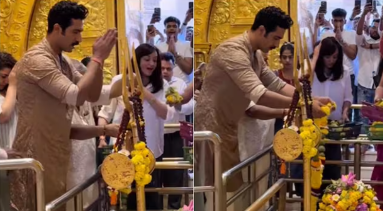 फिल्म Chhava की सफलता के बाद मुंबई के बाबुलनाथ मंदिर पहुंचे विक्की कौशल