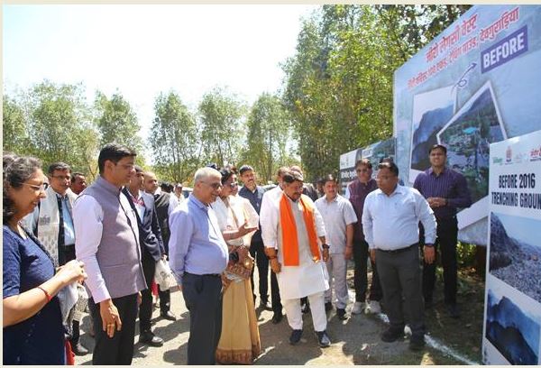 एशिया के सबसे बड़े गोबर-धन बायो सीएनजी प्लांट का 16वें वित्त आयोग ने किया अवलोकन