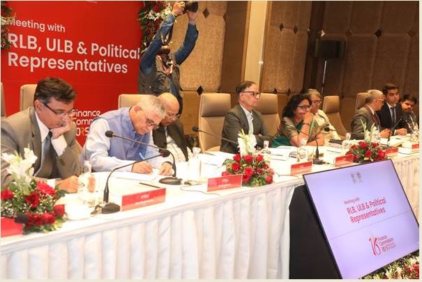 एमपी में 16वें वित्त आयोग के साथ निकायों और राजनीतिक दलों के प्रतिनिधियों की बैठक