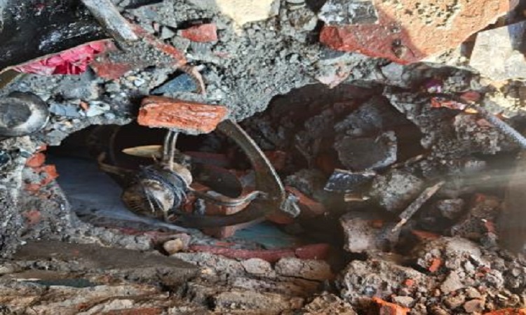 Cylinder blast in Motiya Khan area of ​​New Delhi