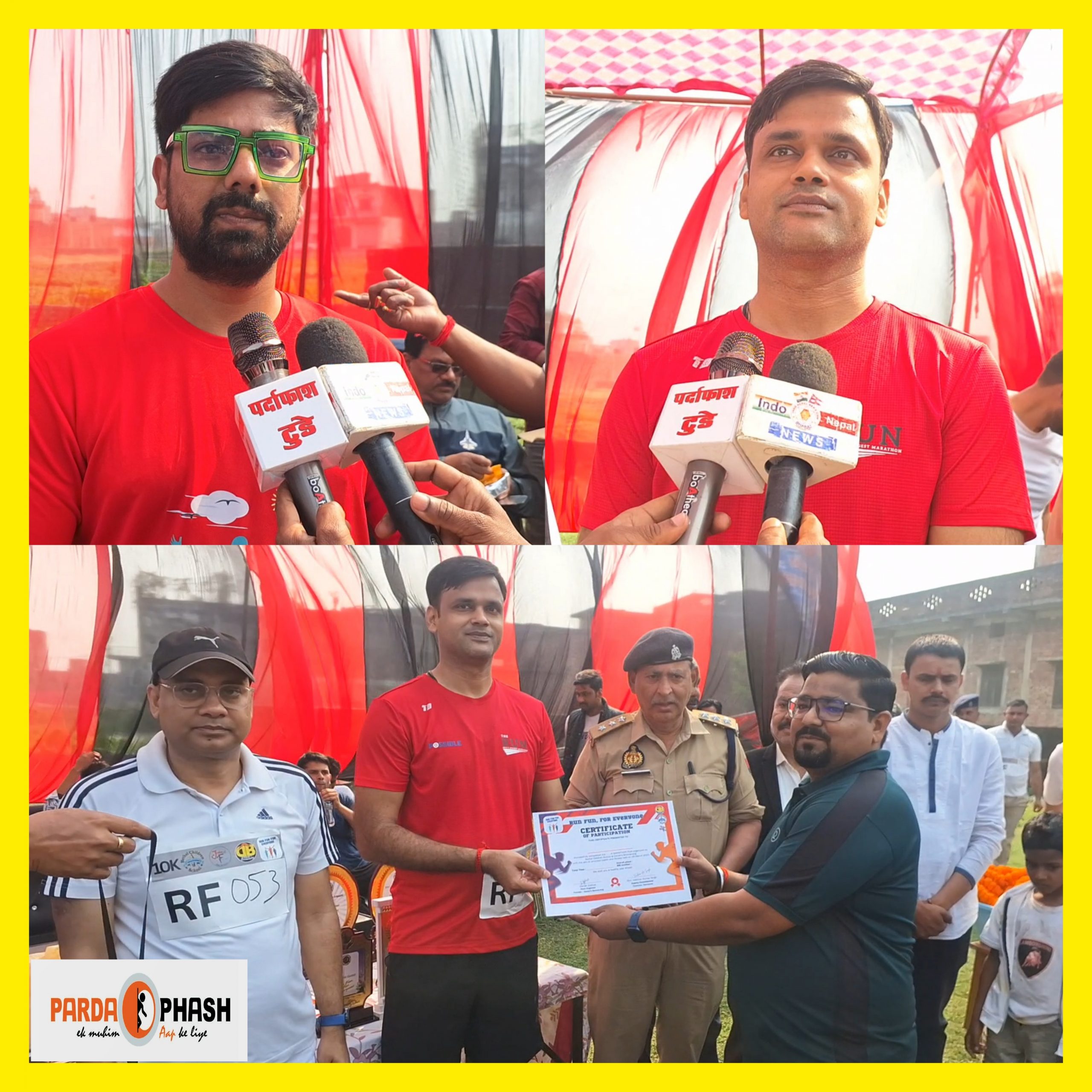 “रन फन फॉर एवरीवन” के तहत मैराथन दौड़ संपन्न,विजेता हुए पुरस्कृत-वीडियो