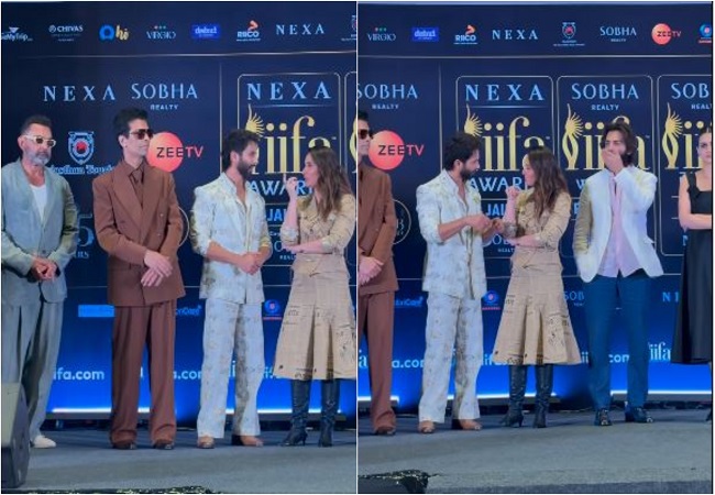 IIFA Awards 2025 : ब्रेकअप के बाद करीना कपूर ने पहली बार शाहिद को लगाया गले,मंच पर दोनों के बीच हुई गुफ्तगू, देखिए वीडियो