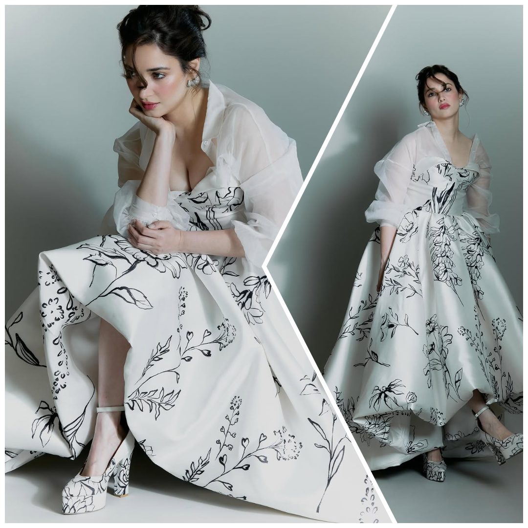 Tamanna Bhatia Picture: तमन्ना भाटिया ने व्हाइट डीप नेक गाउन में कराया हॉट फोटोशूट, तस्वीरें देख फैंस बोले- ethereal