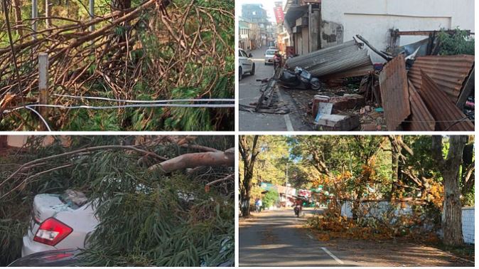 Himachal Thunderstorm : हिमाचल में 80 किलोमीटर प्रतिघंटा की रफ्तार से अंधड़ चला,पेड़ उखड़े और छतें उड़ीं