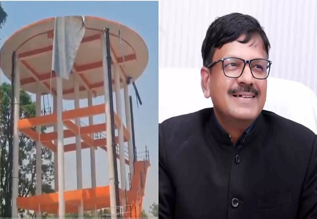 अब लखीमपुर जिले में जल जीवन मिशन के तहत बनी पानी की टंकी भ्रष्टाचार की भेंट चढ़ी , प्रमुख सचिव अनुराग श्रीवास्तव कागजी आंकड़े पेश कर योजना को लगा रहे हैं पलीता