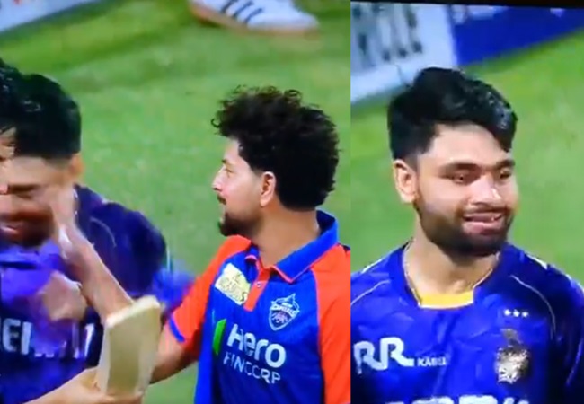 Video: कुलदीप यादव ने रिंकू सिंह को जड़े दो थप्पड़, गुस्सा से आगबबूला हुआ KKR का स्टार बल्लेबाज!