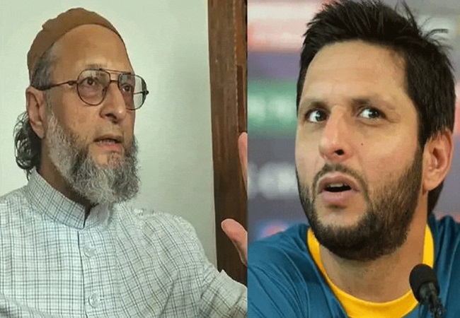 ओवैसी ने शाहिद अफरीदी को कहा ‘जोकर’, बिलावल को दिलाई मां बेनजीर भुट्टो की हत्या की याद