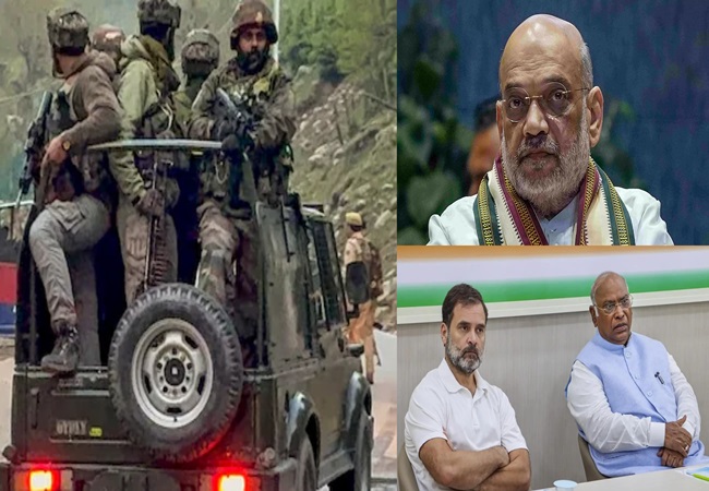 पहलगाम आतंकी हमले के खिलाफ एकजुट हुआ सत्ता पक्ष और विपक्ष, राहुल गांधी ने गृहमंत्री अमित शाह से की बात