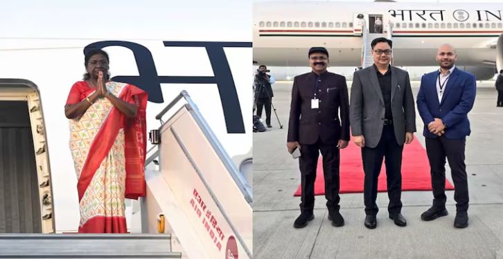 Pope Francis funeral : राष्ट्रपति मुर्मू, किरेन रिजिजू पोप के अंतिम संस्कार में शामिल होने के लिए वेटिकन रवाना