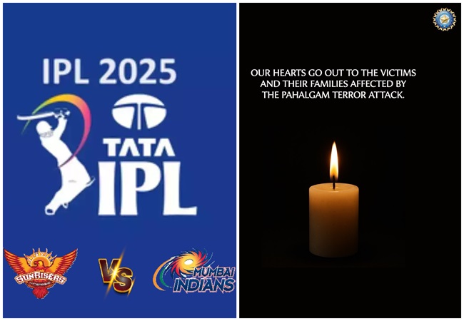 BCCI ने पहलगाम हमले के बाद SRH बनाम MI मैच पर लिया बड़ा फैसला, जानिए पूरा मामला