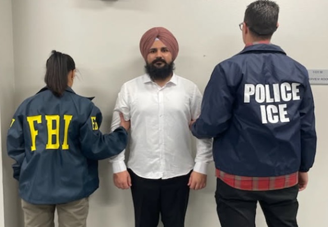 भारत का एक और बड़ा दुश्मन हैप्पी पासिया अमेरिका में गिरफ्तार, 14 आतंकी हमलों में रहा शामिल