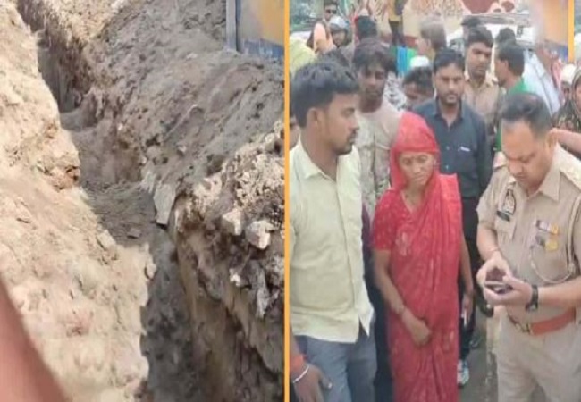 Mathura News: सीवर लाइन की खुदाई के दौरान मिट्टी धंसने से दो मजदूरों की मौत