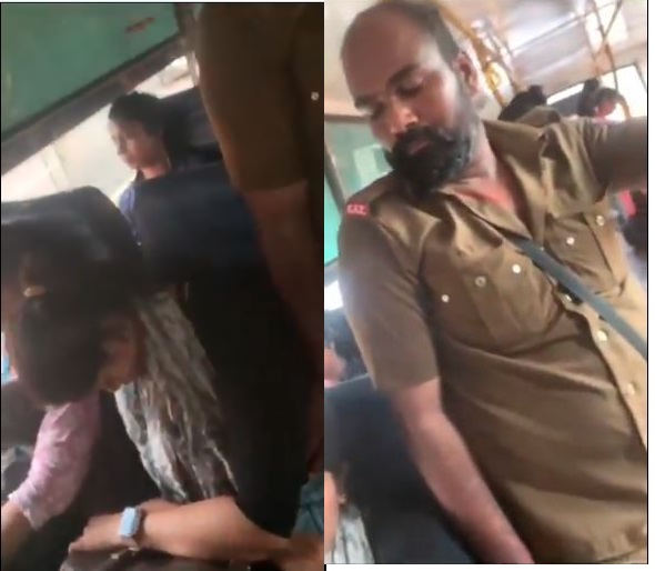 Video Viral : बस में सो रही लड़की का प्राइवेट पार्ट छूता दिखा कंडक्टर, गंदी हरकत कैमरे में कैद