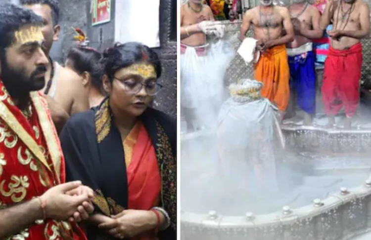 पत्नी संग बाबा महाकाल के दर पर पहुंचे अरिजीत सिंह, भस्म आरती में लिया हिस्सा