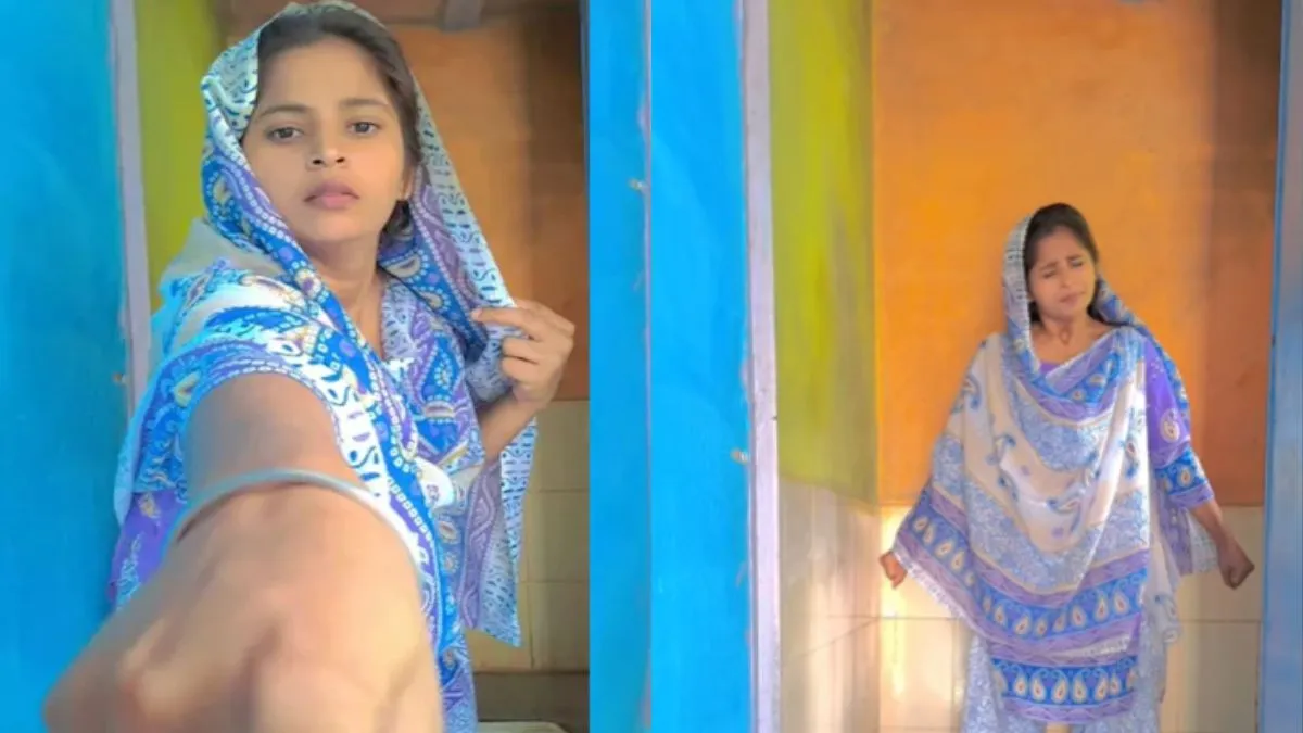 कैमरा ऑन कर बाथरूम में घुसी महिला, फिर जो हुआ वह खुद देखें Video में