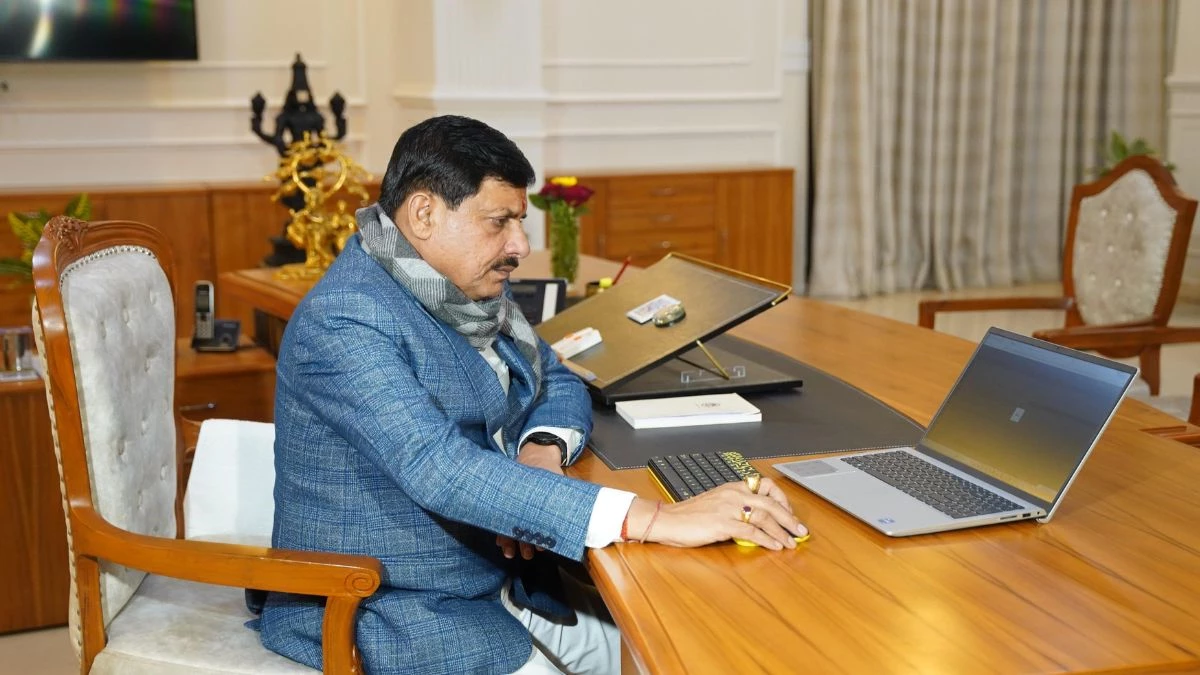 सीएम यादव ने किया मुख्य सचिव कार्यालय में ई ऑफिस का शुभारंभ