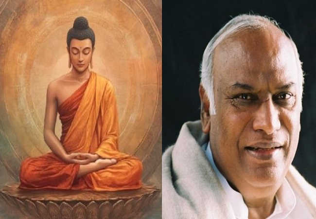 मल्लिकार्जुन खड़गे, बोले-दुनिया को युद्ध नहीं, बुद्ध की है जरूरत, पाकिस्तान को घेरा