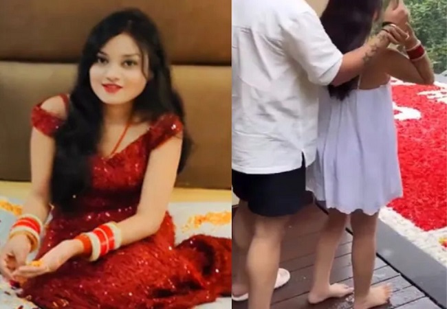 Couple Honeymoon Viral Video : हनीमून मनाने गए कपल का रोमांटिक वीडियो वायरल, यूजर्स, बोले-यू आर सो लकी…