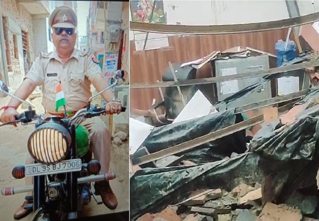 गाजियाबाद में तेज आंधी-बारिश से गिरी ACP ऑफिस की छत, सब-इंस्पेक्टर वीरेंद्र कुमार मिश्रा की मौत