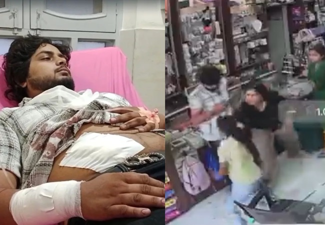 Video: हापुड़ में नाबालिग लड़की की दिलदहलाने वाली करतूत, मामूली विवाद में दुकानदार पर किया ब्लेड से हमला