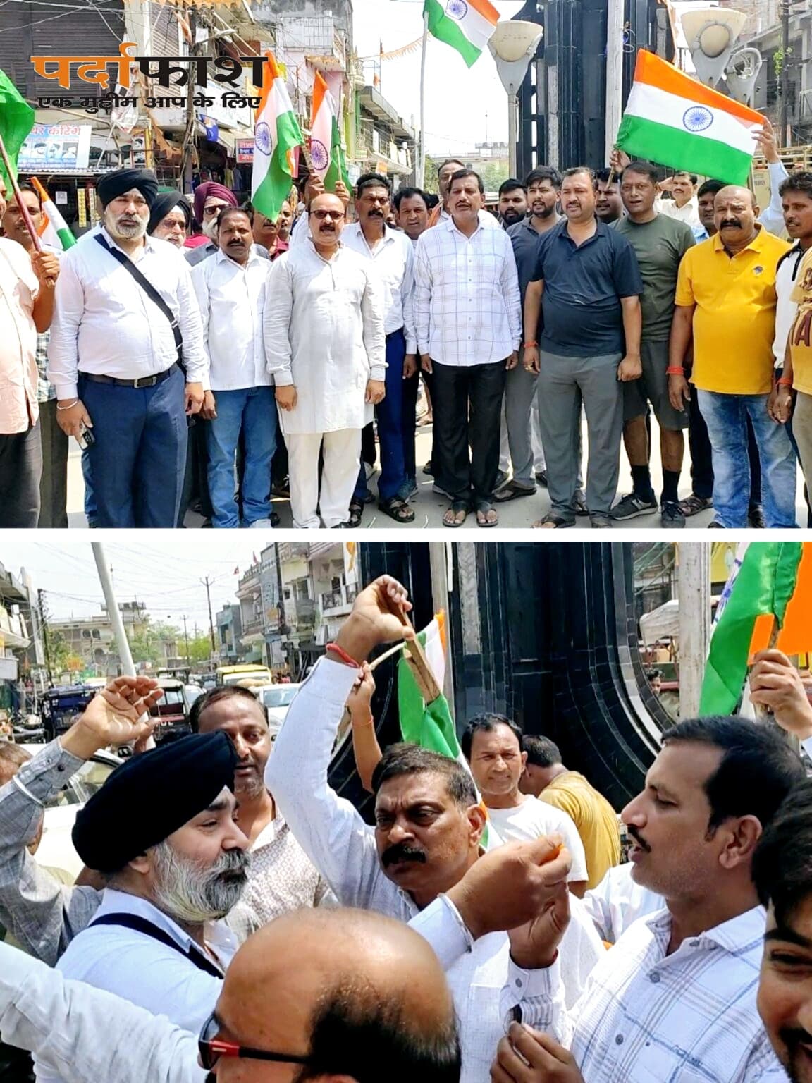 ऑपरेशन सिंदूर की सफलता पर नौतनवा अध्यक्ष ने मनाया जश्न,गांधी चौक पर गूंजे भारत माता के जयकारे