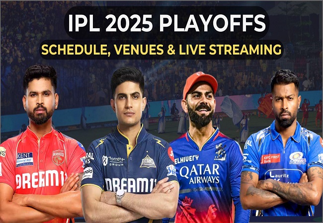 IPL Playoffs Schedule : आरसीबी ने गुजरात के अरमानों पर फेरा पानी, प्लेऑफ मुकाबले तय, नोट कर लें शेड्यूल