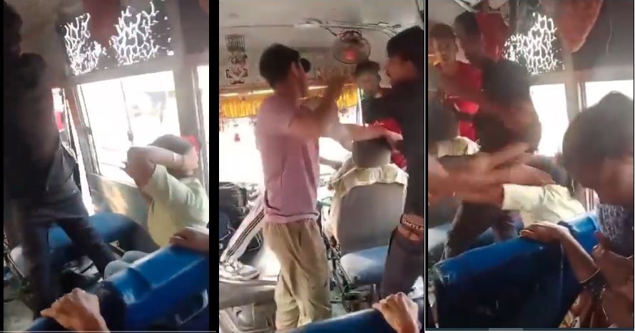 Video-चलती बस में दलित लड़की से छेड़खानी और मारपीट, पुलिस ने ड्राइवर-कंडक्टर पर किया चालान , कांग्रेस ने वीडियो शेयर योगी सरकार को घेरा