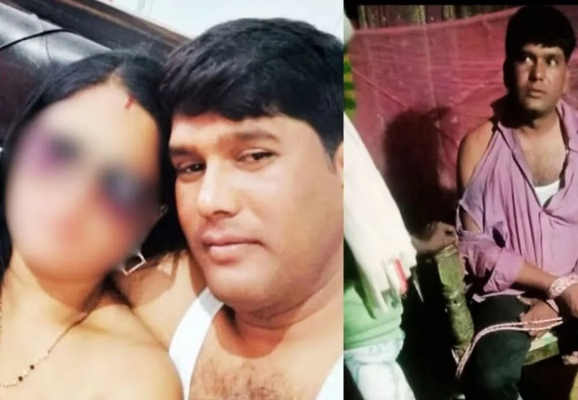 गुरुजी आए थे महिला के घर शाम रंगीन करने, लोगों ने मार-मार कर पूरा शरीर ही रंग डाला, सोशल मीडिया पर वीडियो तेजी से वायरल