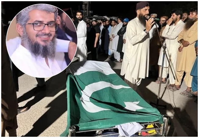PAK ने फिर आतंकवाद के लिए खुलकर दिखाई हमदर्दी, आतंकी सैफुल्लाह का पाकिस्तानी झंडे में निकला जनाजा