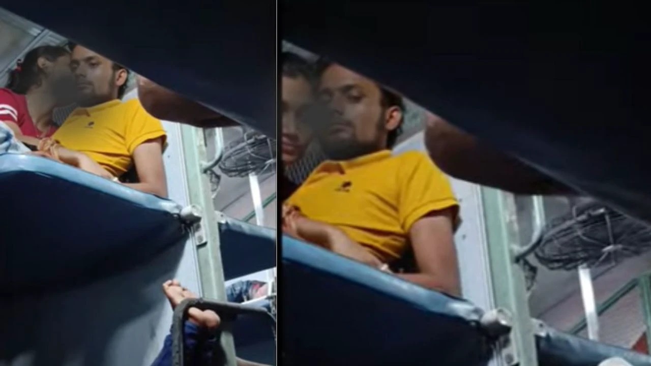 Viral Video : चलती ट्रेन में कपल ने तोड़ दी बेशर्मी की सारी हदें, सरेआम करने लगे…
