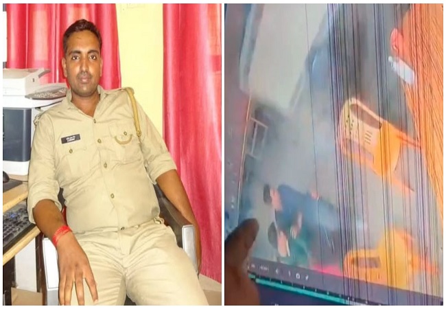 VIDEO-जाैनपुर में गौ तस्करों ने सिपाही की पिकप से कुचलकर की हत्या, महिला पुलिस कर्मी घायल, तस्कर सलमान एनकाउंटर में ढेर