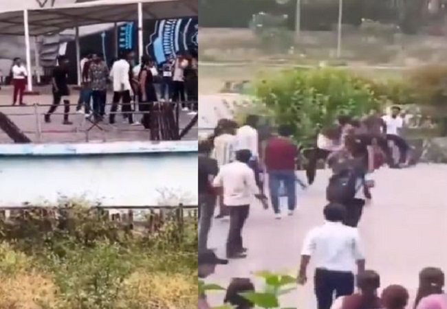 Viral video: बरेली में दो युवतियों में बीच सड़क पर जमकर चले लात घूंसे, बाल नोंच कर मारपीट