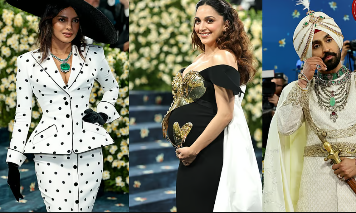 Bollywood Celebs at Met Gala 2025: दिलजीत ‘महाराजा’ लुक में तो प्रियंका-निक लिपलॉक करते आये नजर, देखें रेड कार्पेट पर प्रेग्नेंट कियारा ने बिखेरा जलवा