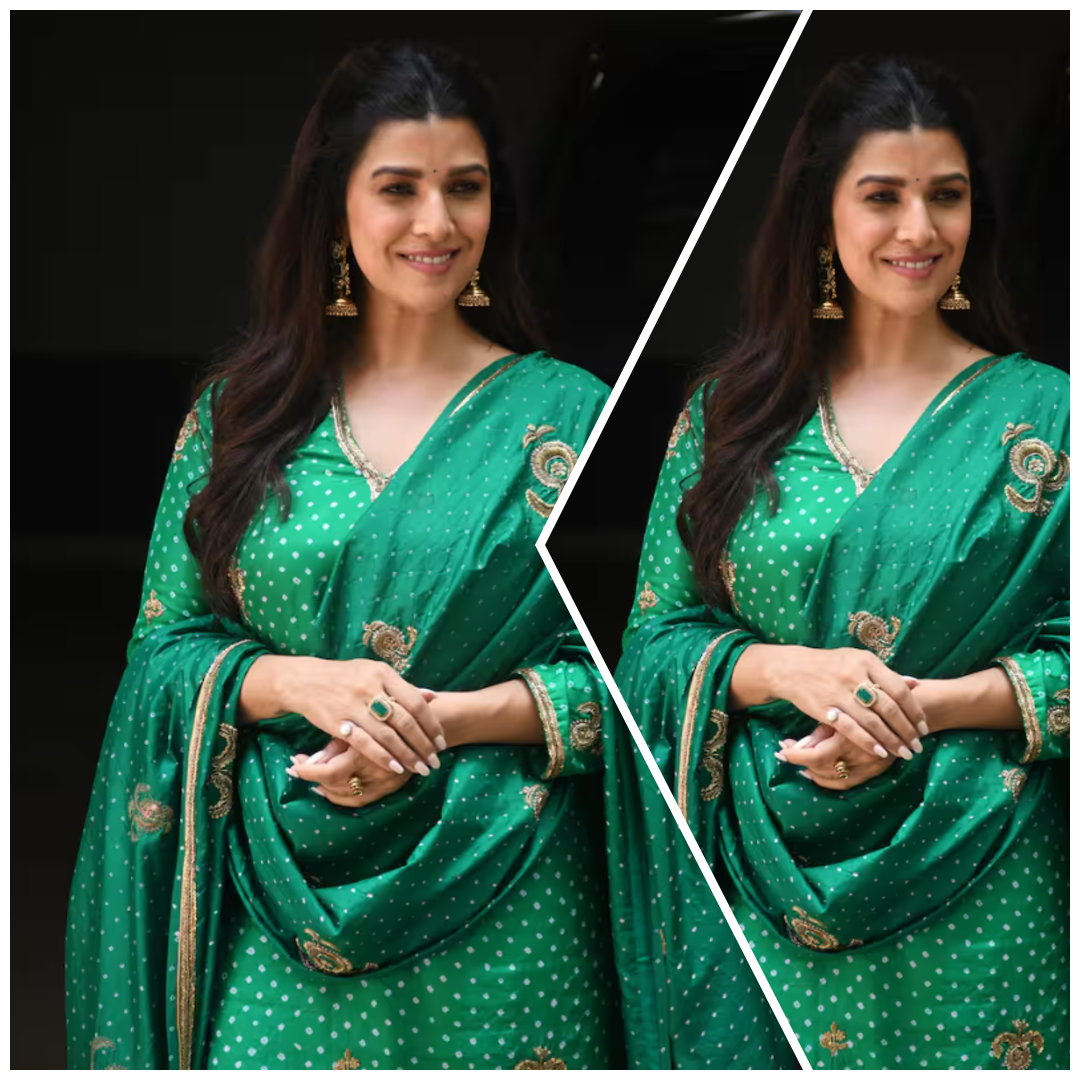Nimrat Kaur pic: ग्रीन सिंपल आउटफिट में निम्रत कौर ने घर के फंक्शन में लगाए 4 चांद, देखें वीडियो