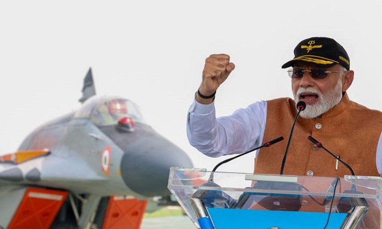 जब भारत के सैनिक मां भारती की जय बोलते हैं तो कांप जाते हैं दुश्मन के कलेजे : पीएम मोदी