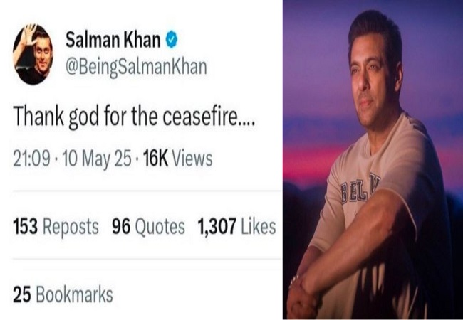 Ceasefire पर पोस्ट करना सलमान खान को पड़ा भारी, लोगों का गुस्सा देख ट्वीट किया डिलीट