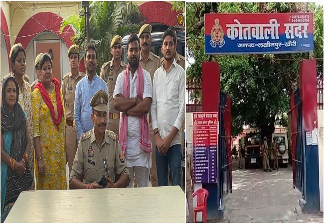 Video-लखीमपुर खीरी में सपा ने फूंका योगी सरकार का पुतला, पुलिस ने सात कार्यकर्ताओं को किया गिरफ्तार