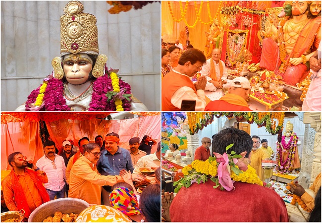 लखनऊ में तीसरे बड़े मंगल पर शहर के हनुमान मंदिर में लगी भक्तों की भीड, हर तरफ जय हनुमान ज्ञान गुनसागर की गूंज
