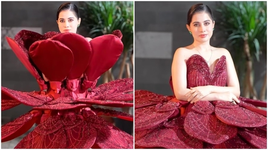 Urfi Javed new Look: रेड कलर के एक अतरंगी आउटफिट में फिर उर्फी ने उड़ाए फैंस के होश, फैंस बोले- मेट गाला या कान्स की जरूरत नहीं