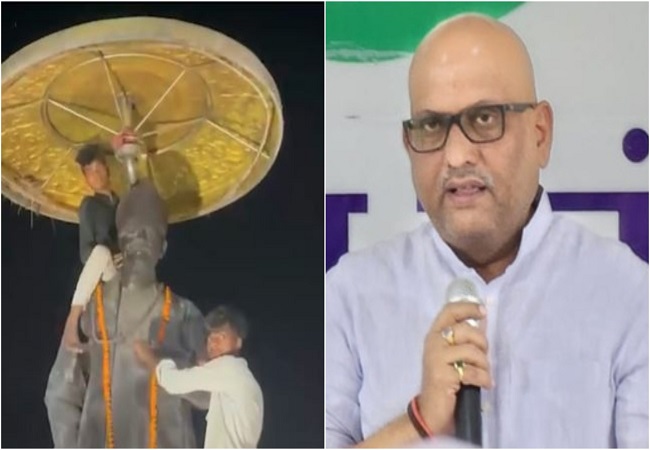 BHU में महामना की प्रतिमा पर चढ़े युवक, वीडियो वायरल होने के बाद सवाल पूछने वाले पत्रकारों  पर मुकदमा निंदनीय : अजय राय