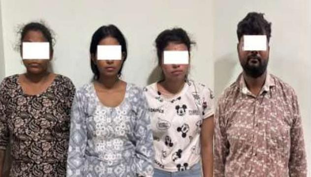 मानव तस्करी की आशंका में एक नेपाली युवती सहित चार गिरफ्तार