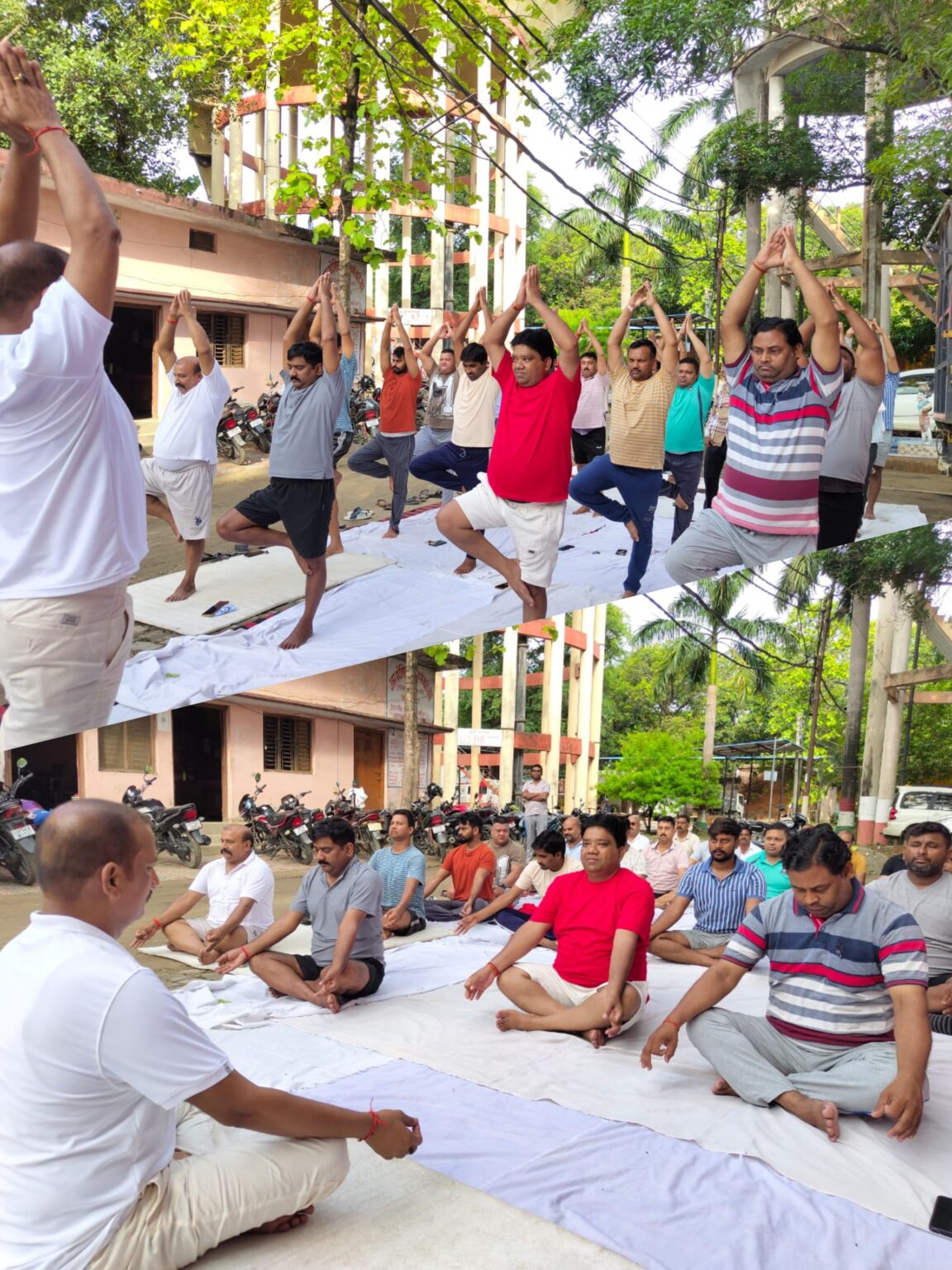 “करो योग, रहो निरोग” के संदेश के साथ नौतनवा में अंतरराष्ट्रीय योग दिवस पर योग शिविर आयोजित