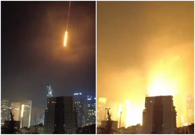 Israel Iran Attack: तेल अवीव पर मिसाइलें, 3 की मौत 7 Video: ईरान ने 150 बैलिस्टिक मिसाइलें इजरायल की ओर दागीं; 6 तेल अवीव में गिरीं, रक्षा मंत्रालय को भी बनाया निशाना - पर्दाफाश