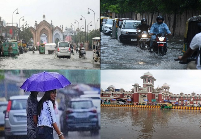 Lucknow Weather : लखनऊ में 1 बजे के बाद ज्यादातर इलाकों में भारी बारिश, मौसम खुशनुमा बना