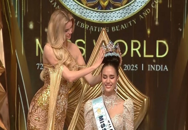 Miss World 2025 Winner : थाईलैंड की ओपल सुचाता ने जीता मिस वर्ल्ड का खिताब, भारत की नंदिनी गुप्ता टॉप 8 में नहीं बना सकीं जगह