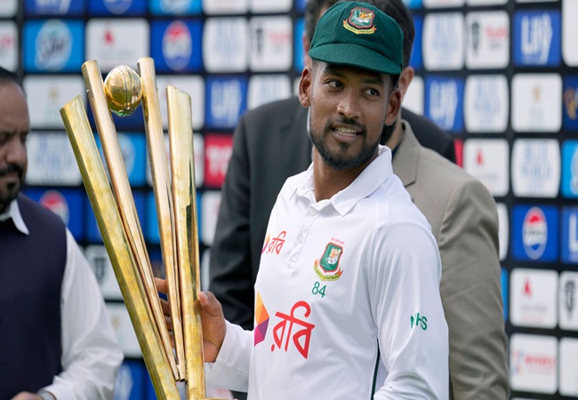 पाकिस्तान को उसी के घर में रौंदने वाले नजमुल हुसैन ने छोड़ी बांग्लादेश की टेस्ट कप्तानी; इस वजह से लिया बड़ा फैसला