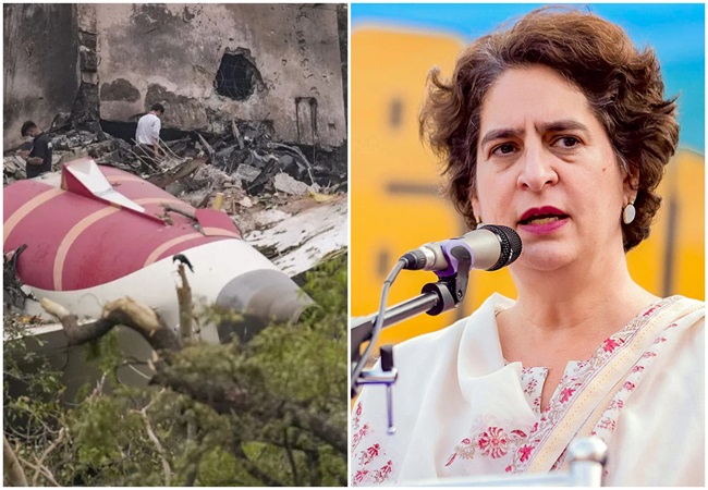 ‘अगले कुछ दिनों में जांच एजेंसियां ​​देश को बताएंगी कि क्या हुआ था…’ प्रियंका गांधी का अहमदाबाद प्लेन क्रैश पर बड़ा बयान
