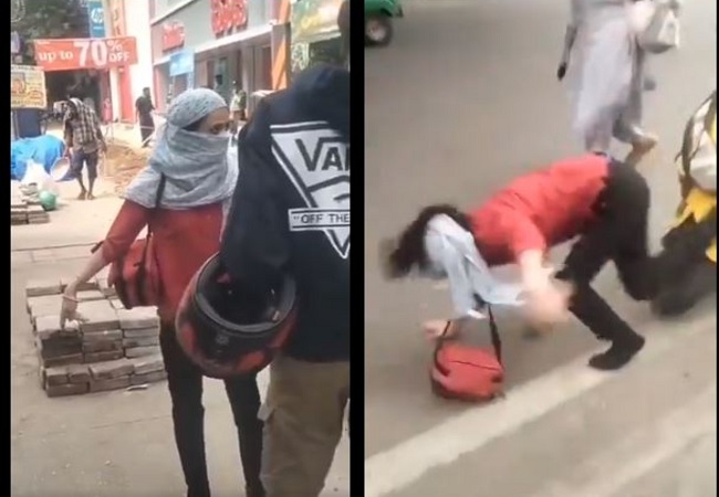 Video : बेंगलुरु में रैपिडो ड्राइवर ने महिला पैसेंजर को जड़ा जोरदार थप्पड़,सड़क पर हुई धड़ाम