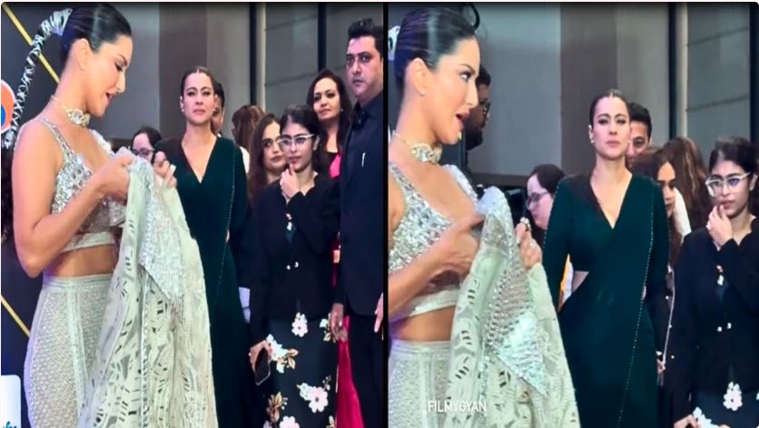 VIDEO-बॉलीवुड एक्ट्रेस सनी लियोनी को कालोज ने किया इग्नोर,यूजर्स बोले-ये नई जया बच्चन हैं…